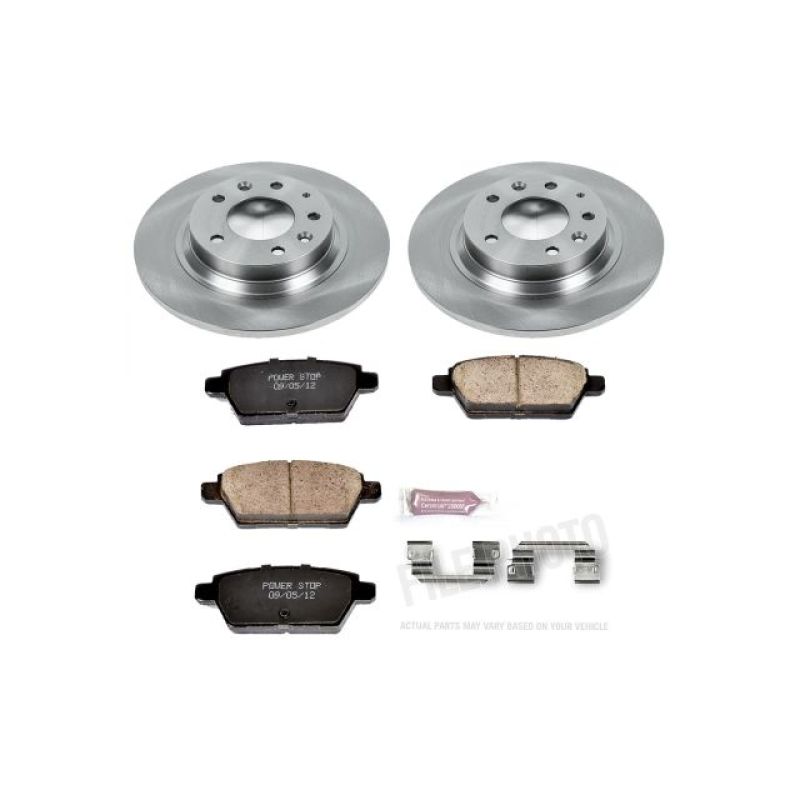 PowerStop KOE2450 fits Ford 06-12 Fusion Rear Autospecialty Brake Kit