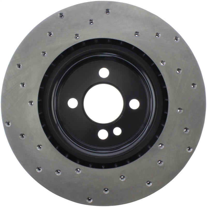 Stoptech 128.34114L Sport Cross Drilled Brake Rotor - Front Right