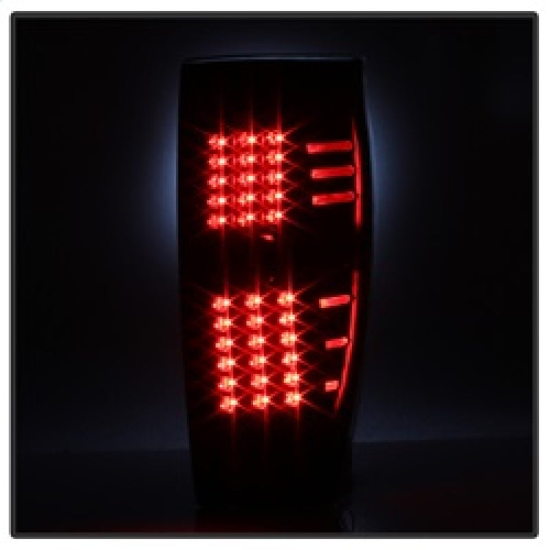 xTune 9036842 02-06 fits Chevrolet Avalanche LED Tail Lights - Black Smoke (ALT