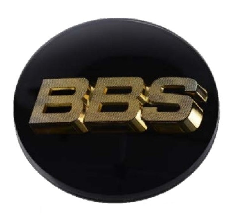 BBS 56.24.119 Center Cap 70.6mm Black/Gold (4-tab) (56.24.120)