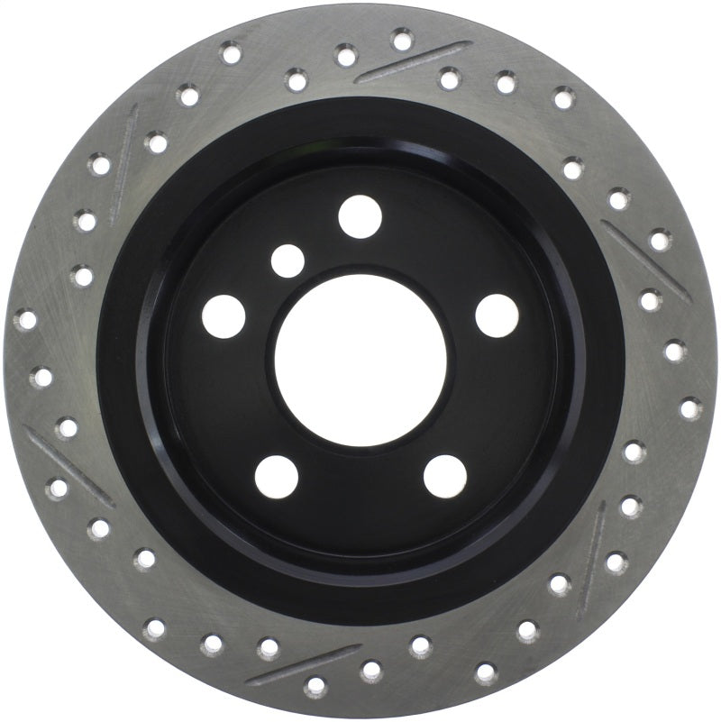 Stoptech 127.34159L 14-15 Mini Cooper Base Slotted & Drilled Rear Left Rotor