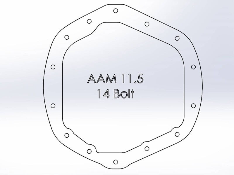 aFe 46-7700AB Power Front/Rear Diff Cover Kit w/ Oil 03-13 fits Dodge L6 Trucks (AAM 9.25-14 & AAM 11.5-14)