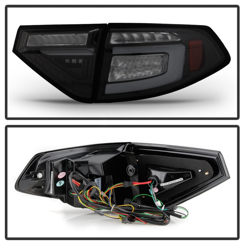 Spyder 5086747 Subara fits Impreza WRX Hatchback LED Tail Lights Seq Signal Blk