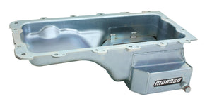 Moroso 20546 fits Ford 4.6/5.4L (w/Rear Sump) Kicked Out Wet Sump 7qt 6.5in Stee
