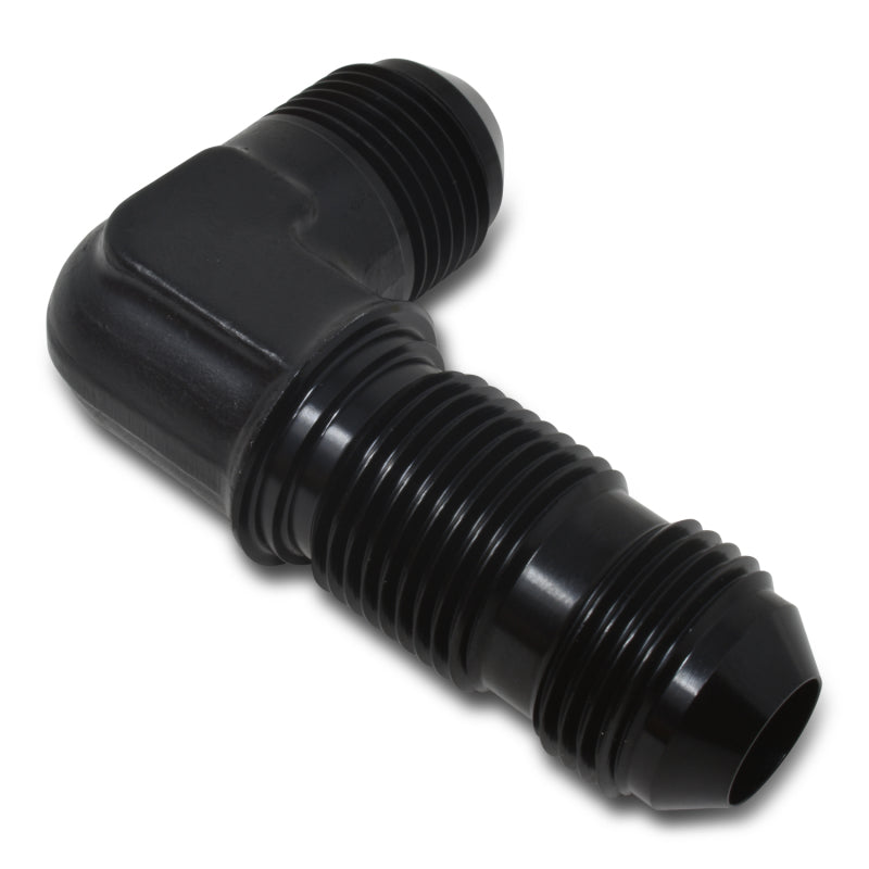Russell 661253 Performance -6 AN 90 Degree Flare Bulkhead (Black)