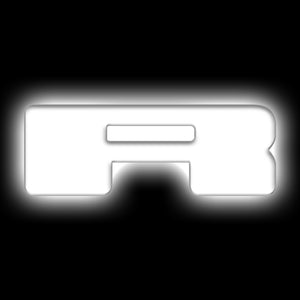 ORACLE Lighting 3140-R-001 Universal Illuminated LED Letter Badges - Matte Wht Surface Finish - R