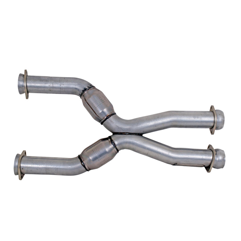 BBK  1786 Mustang Coyote Swap Short Mid X Pipe w Catalytic Converters 3.0 For  L