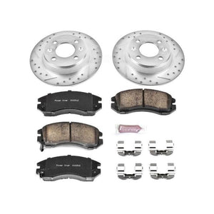 PowerStop K443 fits Subaru 93-96 Impreza Front Z23 Evolution Sport Brake Kit