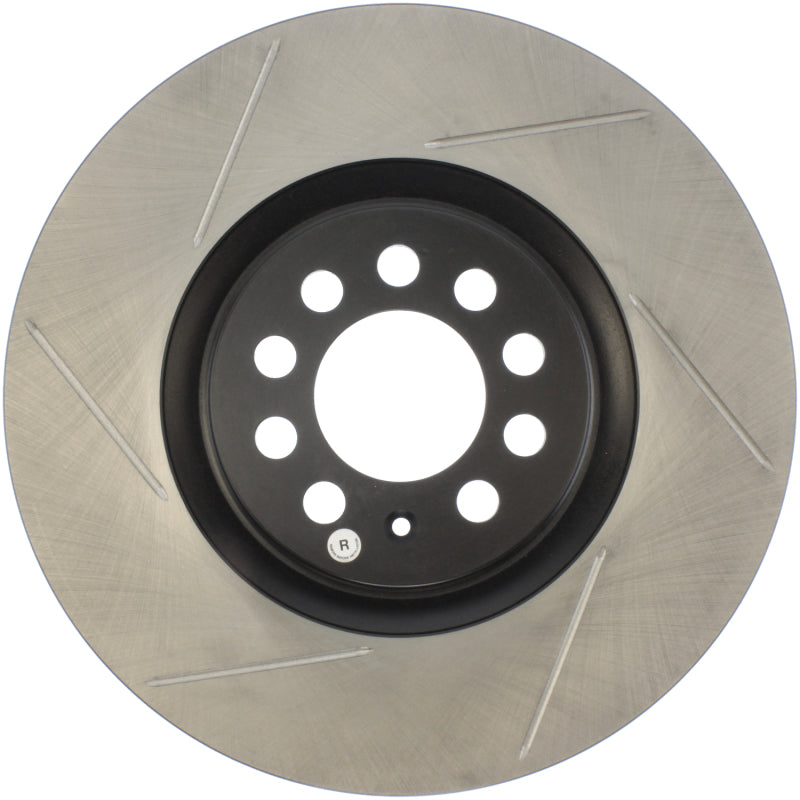 Stoptech 126.33062SR Power Slot 3/99-06 fits Audi TT/00-06 TT Quattro / 03-05 VW Golf GTi Right Front Slotted Rotor