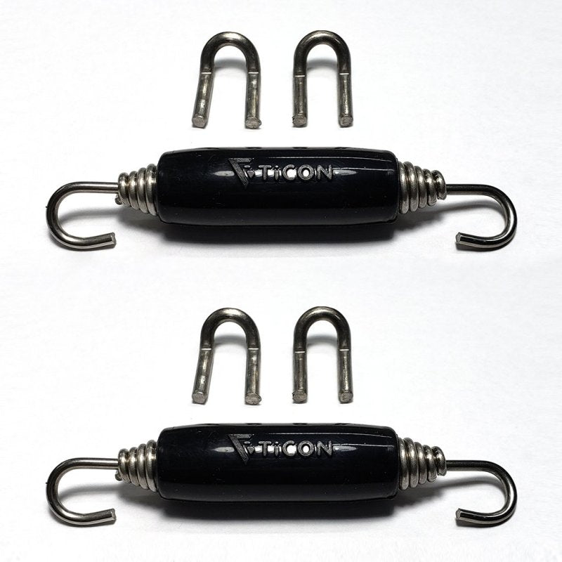 Ticon 108-00212-1101 Black Silicone Titanium Spring Tab and Spring Kit-2