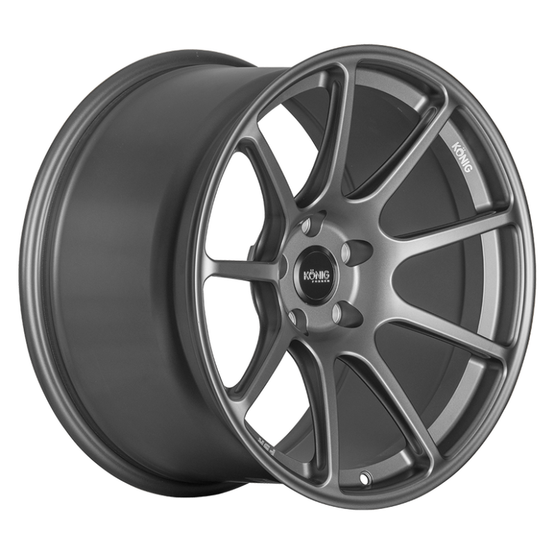 Konig F5R9953050S Forged F5R 19x9 5x130 ET50 Ash Silver Wheel (Knurled Bead)