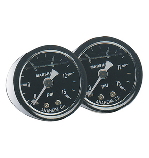 Fragola 900001 Fuel Pressure Gauge 0-15 PSI Dry