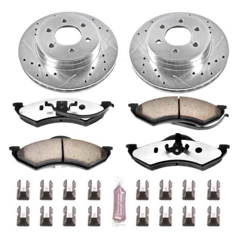 PowerStop K2138-36 1999 fits Dodge Dakota Front Z36 Truck & Tow Brake Kit