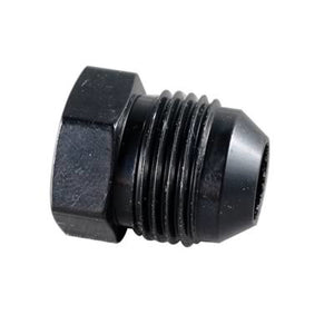 Fragola 480610-BL -10AN Aluminum Flare Plug - Black