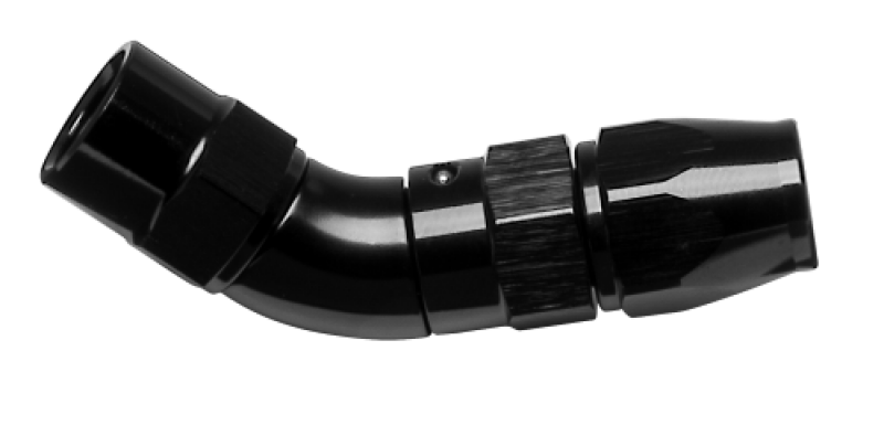 Vibrant 28603 0 Degree High Flow Hose End Fitting for PTFE Lined Hose - Aluminu