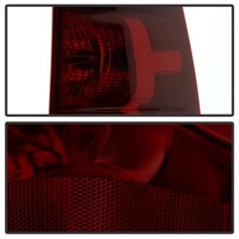 9030222 Xtune fits Chevy 07-13 Suburban OEM Style Tail Lights Red Smoked ALT-J
