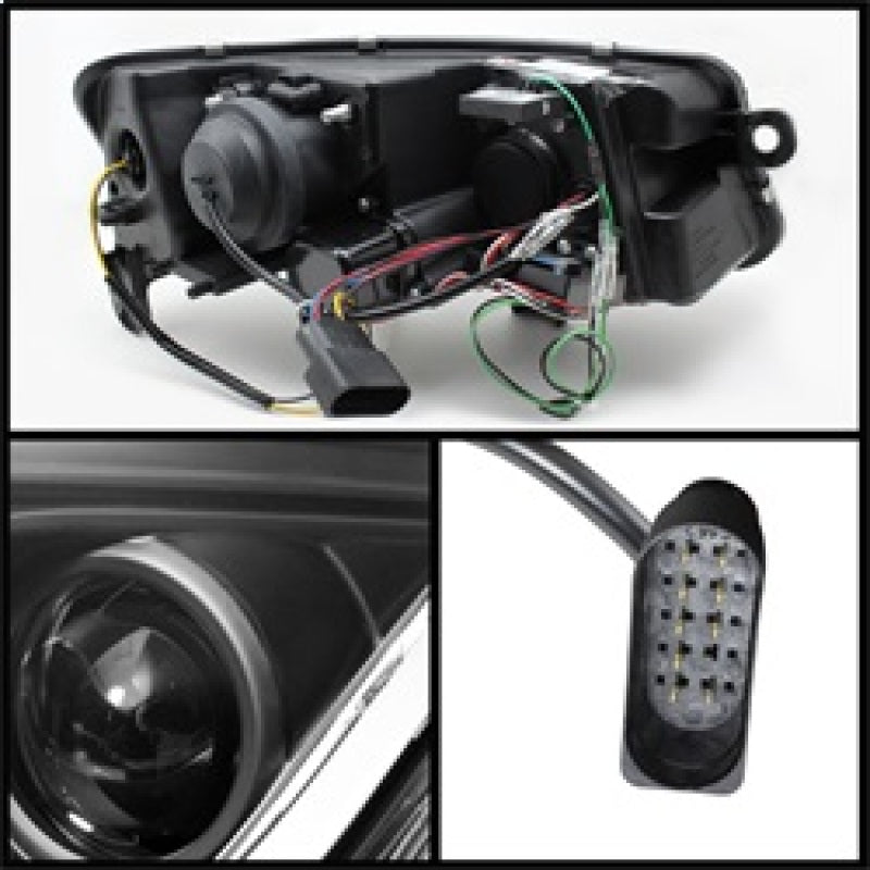 Spyder 5071903 fits Audi 05-07 A6 Projector Headlights Halogen Light Tube DRL B