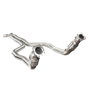 Kooks Headers 23203300 Kooks 2016+ Cadillac ATS-V 3in Green Catted Downpipes