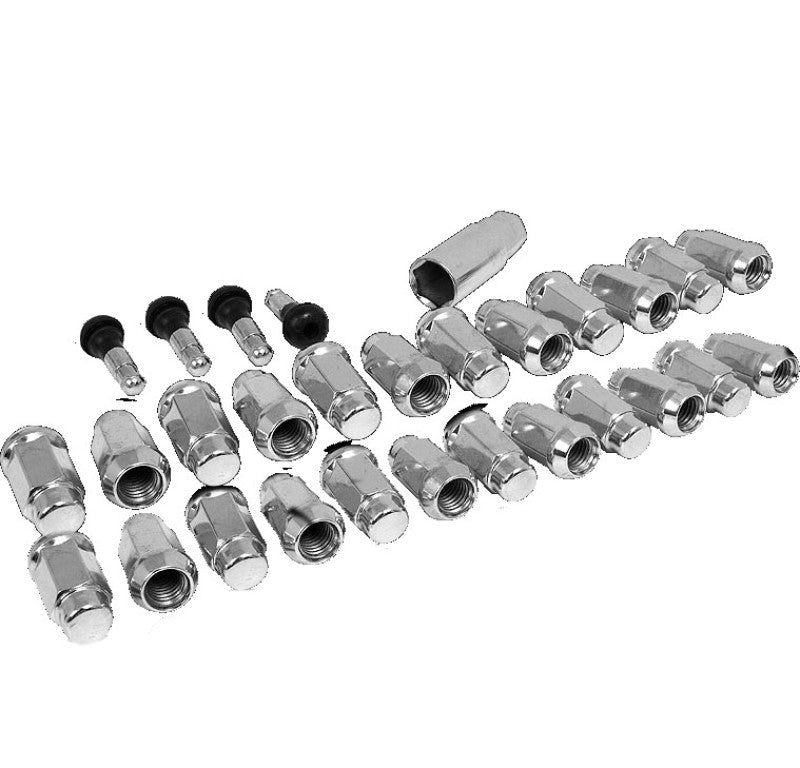 Race Star 602-2410-24 14mmx2.00 Closed End Acorn Deluxe Lug Kit (3/4 Hex) - 24 PK