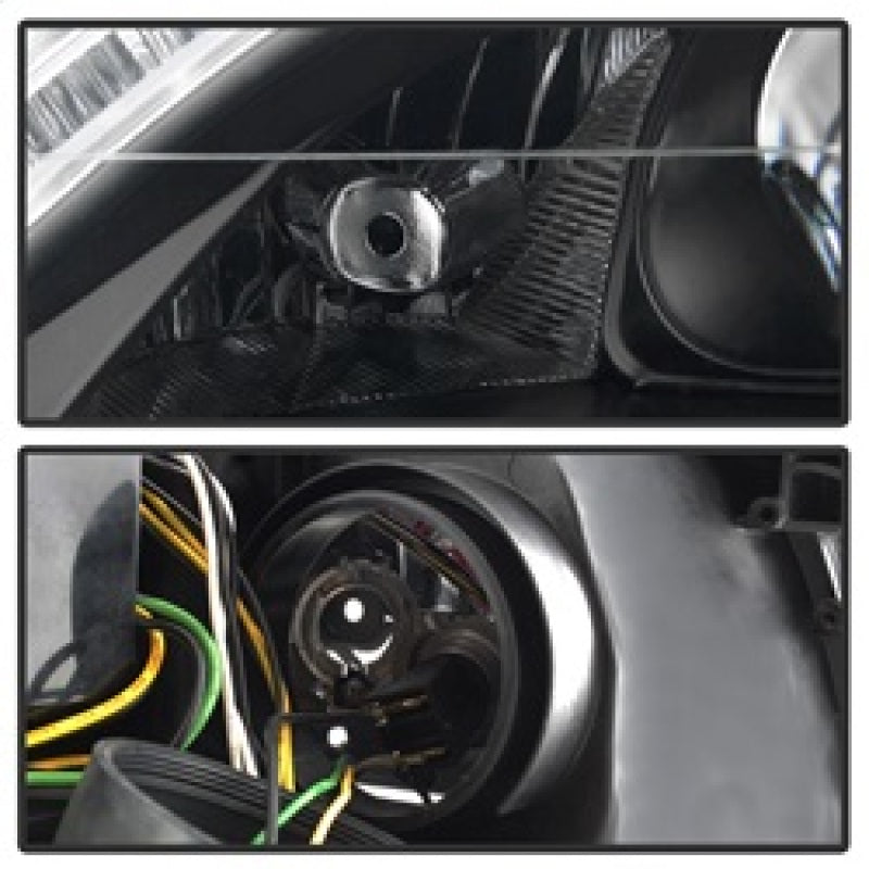 Spyder 5083890 fits Mercedes W221 S Class Headlights - HID Model Only - Black P