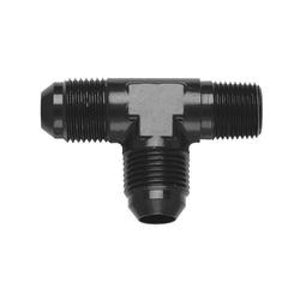 Fragola 482604-BL -4AN Tee 1/8 NPT On The Run - Black