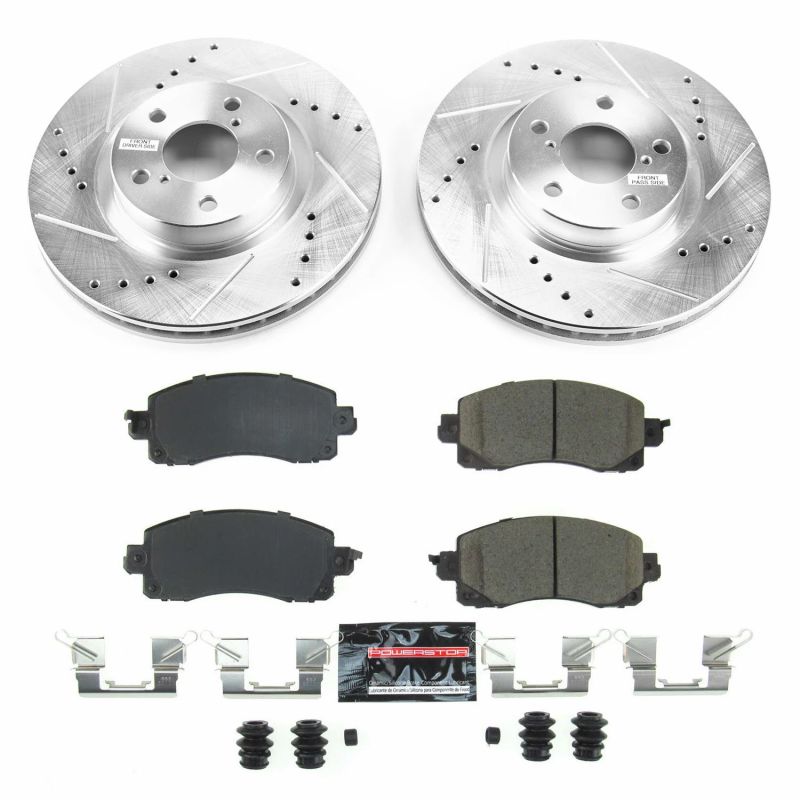 PowerStop K7891 fits Subaru 17-19 Impreza Front Z23 Evolution Sport Brake Kit