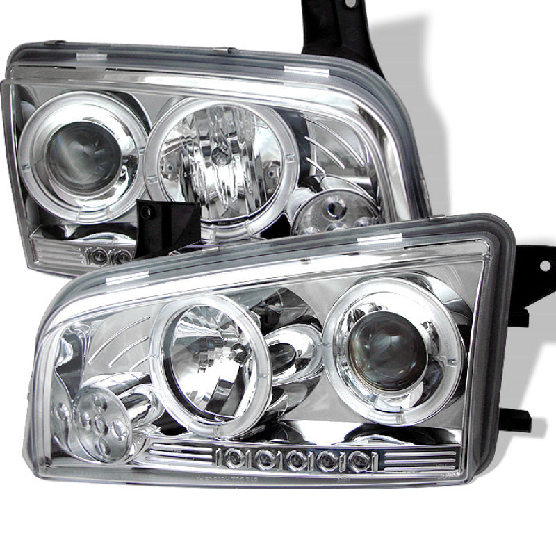 Spyder 5009746 fits Dodge 06-10 Charger Projector Headlights Halogen Model- LED