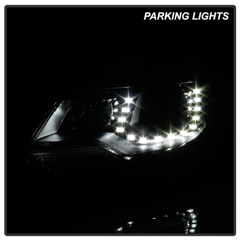 Spyder 9948527 fits VW Tiguan LED/DRL Projector Headlights Chrome PRO-JH-VWT12-