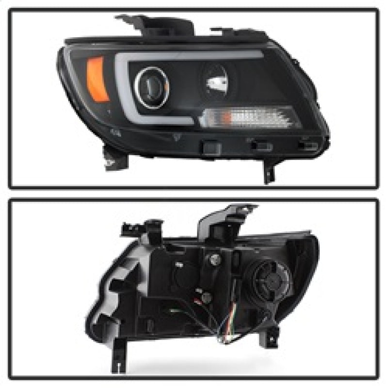Spyder 5085283 fits Chevy 15-17 Colorado Projector Headlights - Light Bar LED -