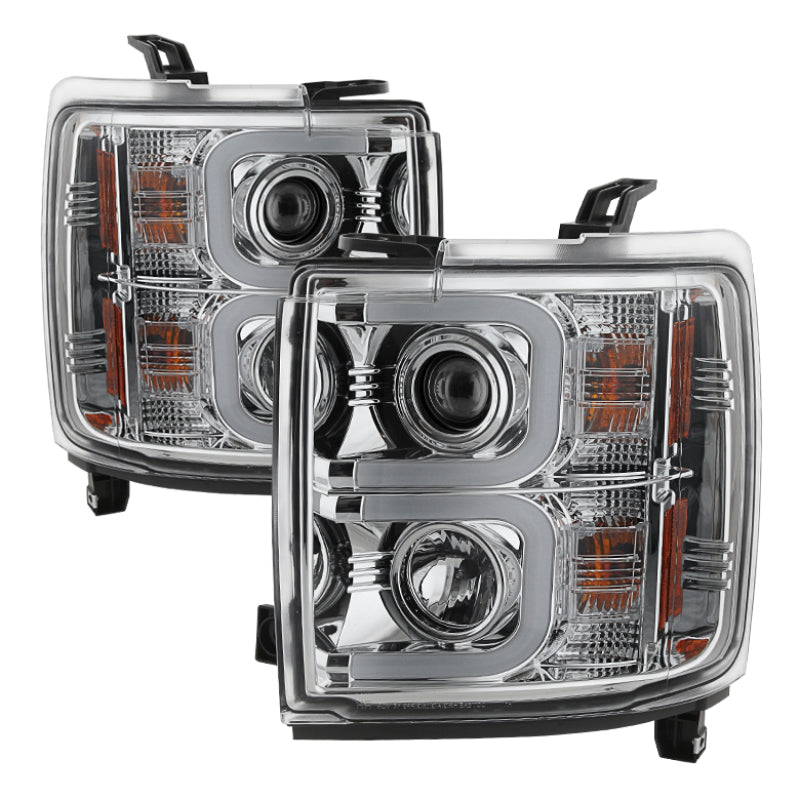 Spyder 5081049 fits Chevy 14-16 Silverado 20 2500 HD Projector Headlights Light