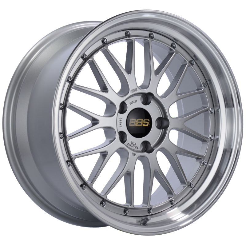 BBS LM282DSPK LM 19x11 5x130 ET50 CB71.6 Diamond Silver Center Diamond Cut Lip Wheel