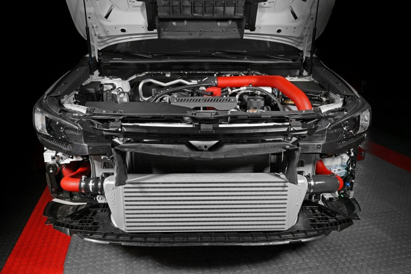 Perrin PSP-ITR-441SL/RD 22-23 fits Subaru WRX Front Mount Intercooler Kit (Red Tubes & Silver Core)