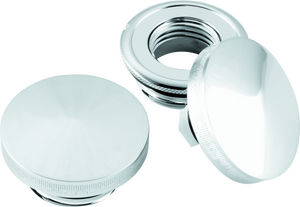 Bikers Choice 482474 82-Up Chrome Pointed Gas Cap Set With Paint Savers