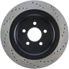 Stoptech 128.61109R Cross Drilled Sport Brake Rotor - 2015 Ford Mustang - Rear Right