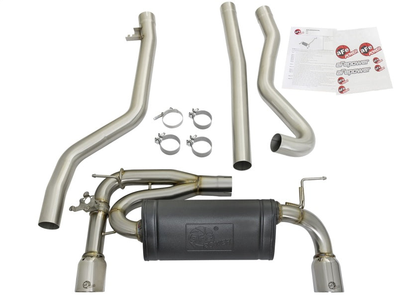 AFE 49-36334-P MACH Force-Xp 16-17 fits BMW 340i/340ix/ 3.0L 304 SS Cat-Back Ex