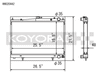 Koyo HH020442 94-98 fits Nissan Skyline GT-R/GT-S 2.6L Turbo Radiator