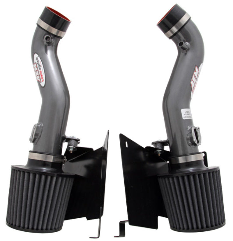 AEM  21-677C 07 350z Silver Dual Inlet Cold Air Intakes w/ Heat Sheilds