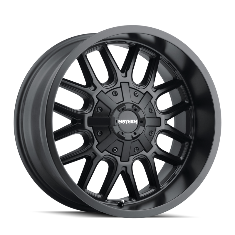 Mayhem 8107-7970MB 8107 Cogent 17x9 / 8x170 BP / -12mm Offset / mm Hub Matte Black Wheel