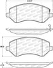 Stoptech 305.0856 Street Select Brake Pads