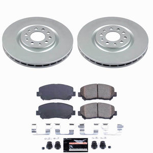 Power Stop 15-17 Chrysler 200 Front Z23 Coated Brake Kit