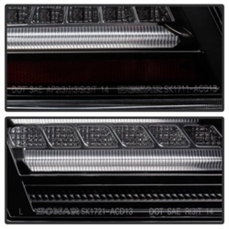 Spyder 5082053 fits Honda 13-20 Accord 2015 4DR LED Tail Lights - Black ALT-YD-