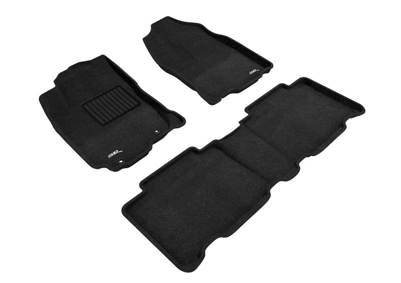 3D L1TY12704709 Maxpider 13-18 fits Toyota Rav4 Elegant 1st 2nd Row - Floor Mat Set (Black)