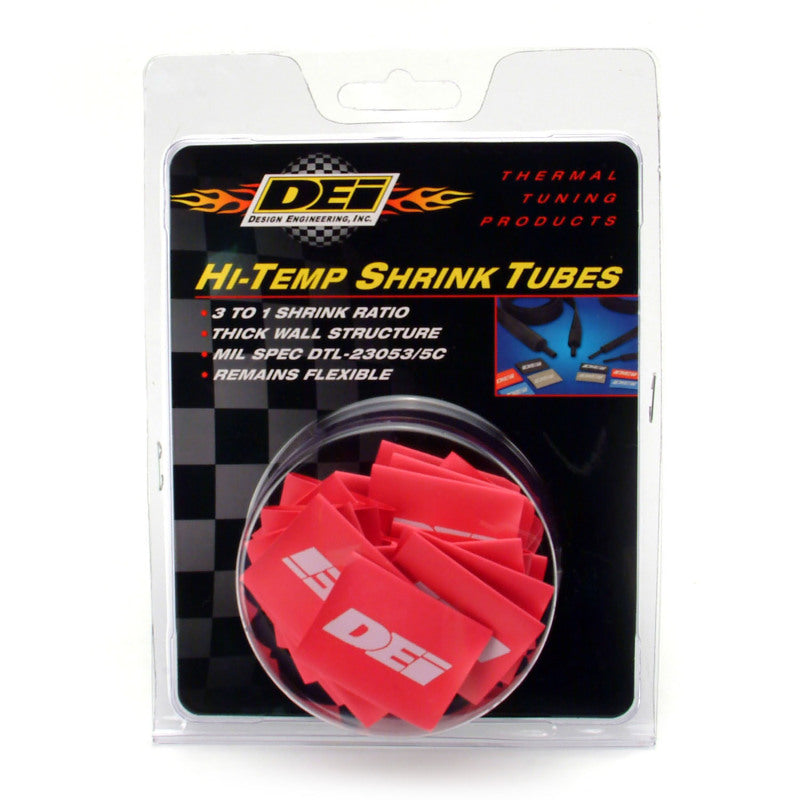 DEI  10820 Hi-Temp Shrink Tube 18mm x 1.5in - Red