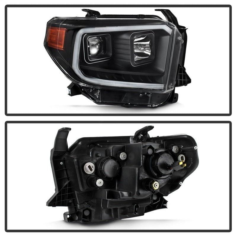 xTune 9043024 14-17 fits Toyota Tundra DRL LED Light Bar Projector Headlights -
