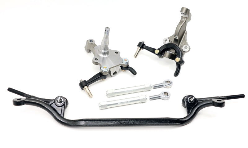 Ridetech 11169500 67-69 fits Camaro / Firebird / 68-74 Nova TruTurn Steering System Package Includes Spindles