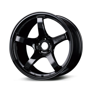 Gram Lights WGCRAC22EGX 57CR 18x10.5 +22 5x114.3 Gloss Black Wheel
