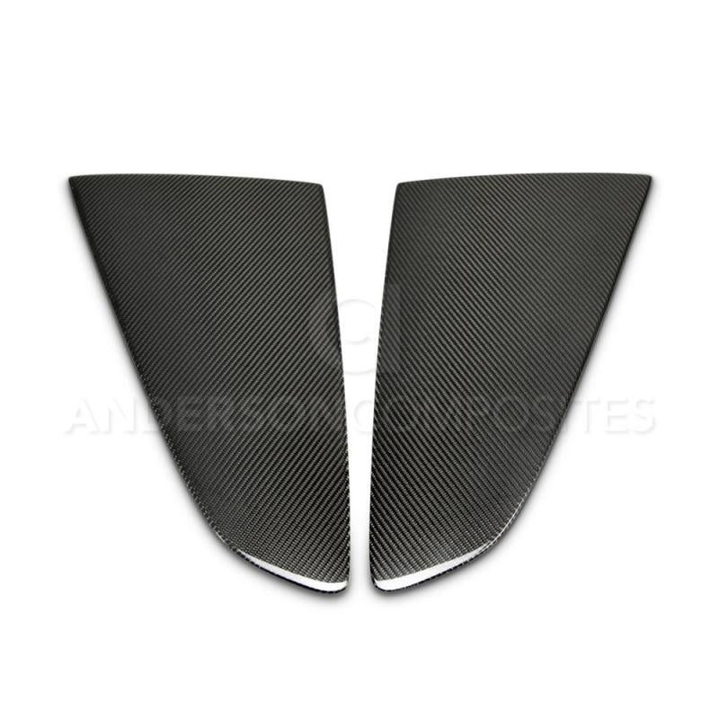 Anderson Composites AC-WL15FDMU-F 2017 fits Ford 15-20 Mustang Type -F Style Window Louvers - Flat