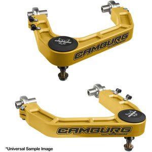 Camburg CAM-110214-GLD fits Ford Bronco 21-23 KINETIK V2 Performance Billet Uniball Upper Arms (Gold)