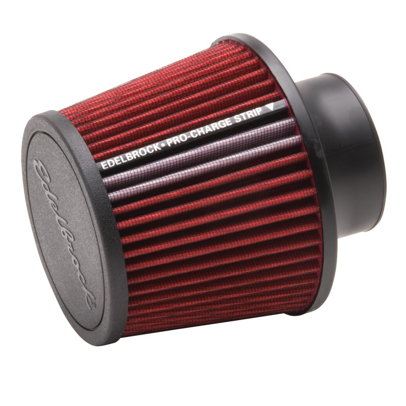 Edelbrock 43651 Air Filter Pro-Flo Series Conical 6 5In Tall Red/Black