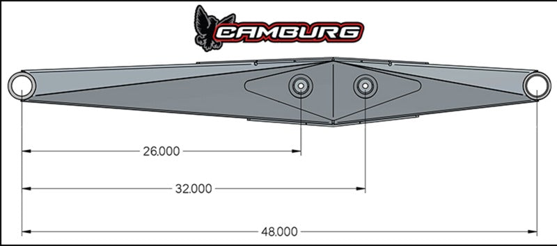 Camburg CAM-020027 Race Series 48in. Lower Links (pair)